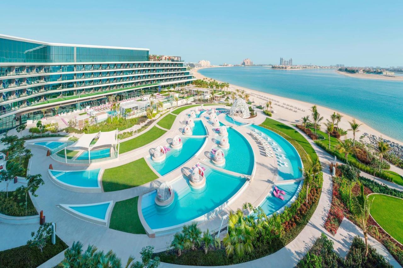 ดับเบิลยู ดูไบ - เดอะ ปาล์ม Hotel ภายนอก รูปภาพ Aerial view of the hotel