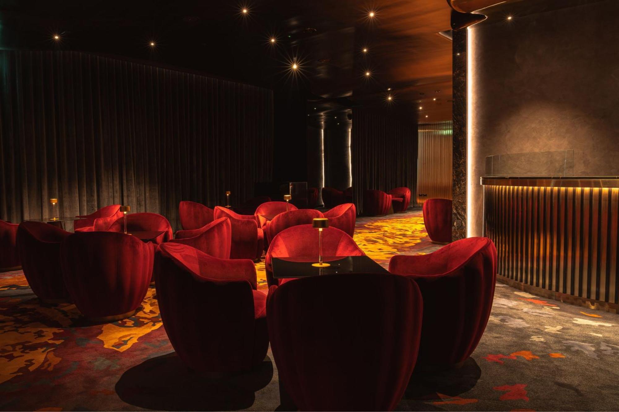 ดับเบิลยู ดูไบ - เดอะ ปาล์ม Hotel ภายนอก รูปภาพ The interior of the restaurant