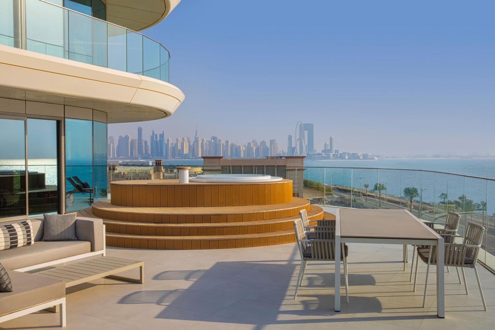 ดับเบิลยู ดูไบ - เดอะ ปาล์ม Hotel ภายนอก รูปภาพ View from the penthouse