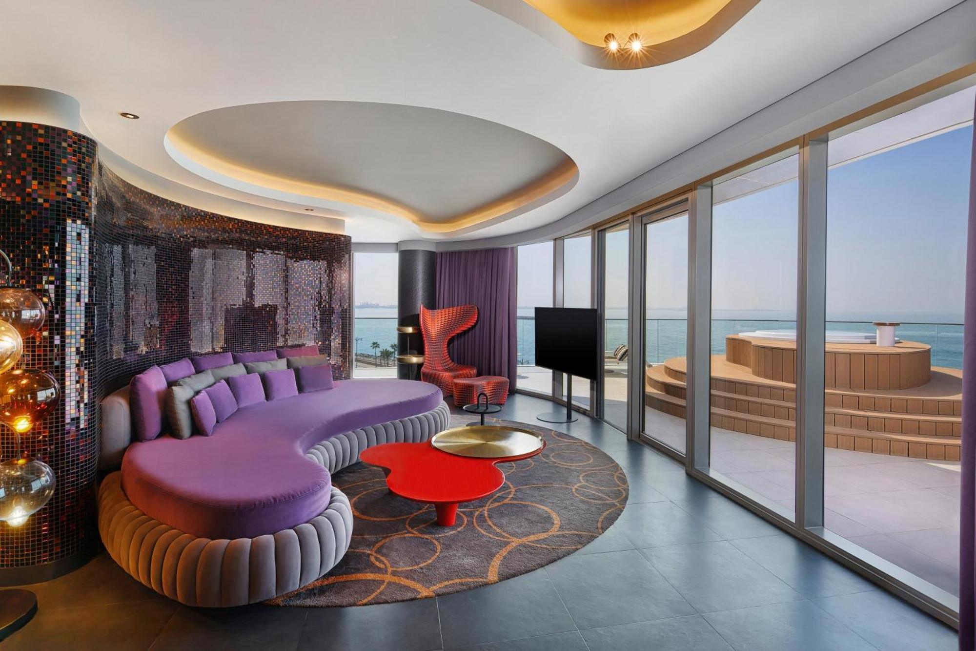 ดับเบิลยู ดูไบ - เดอะ ปาล์ม Hotel ภายนอก รูปภาพ W Dubai - Jumeirah Beach