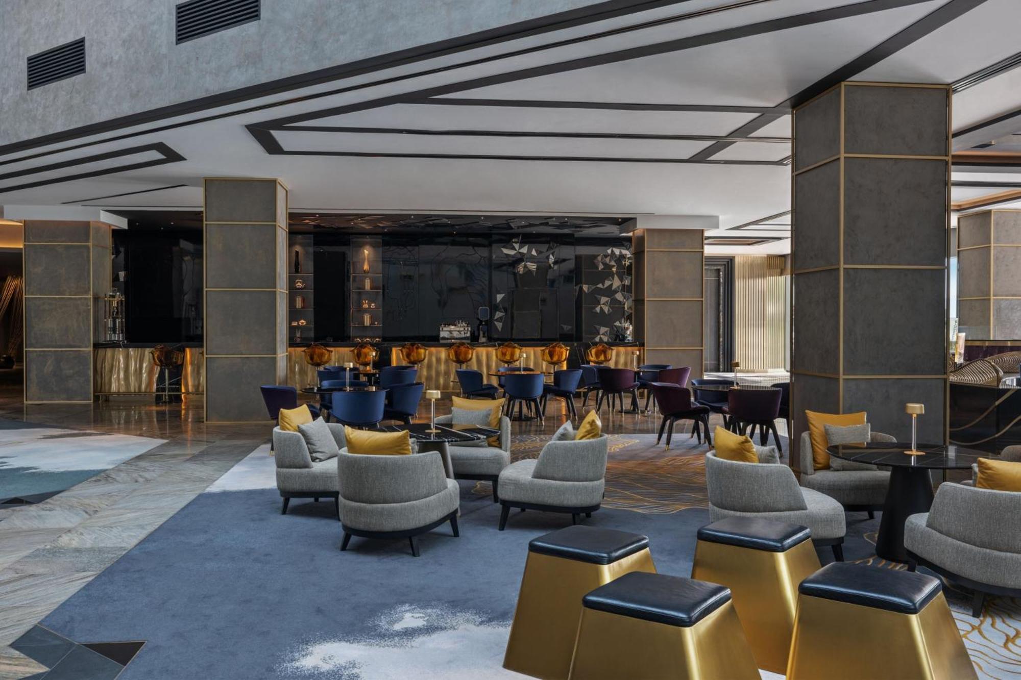 ดับเบิลยู ดูไบ - เดอะ ปาล์ม Hotel ภายนอก รูปภาพ The lobby of the hotel