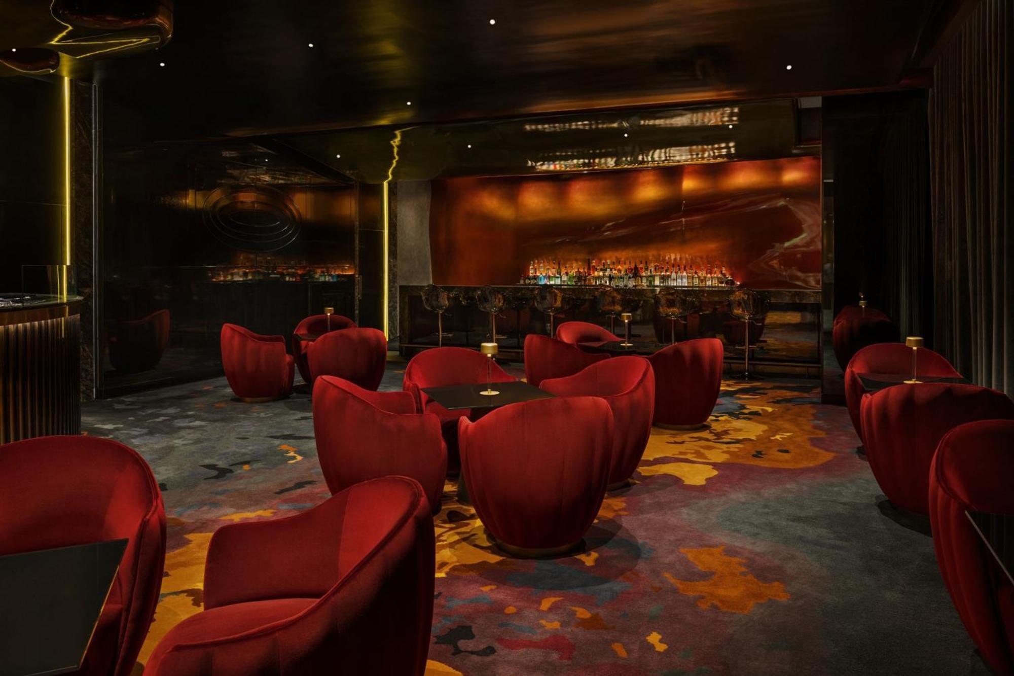 ดับเบิลยู ดูไบ - เดอะ ปาล์ม Hotel ภายนอก รูปภาพ The interior of the bar