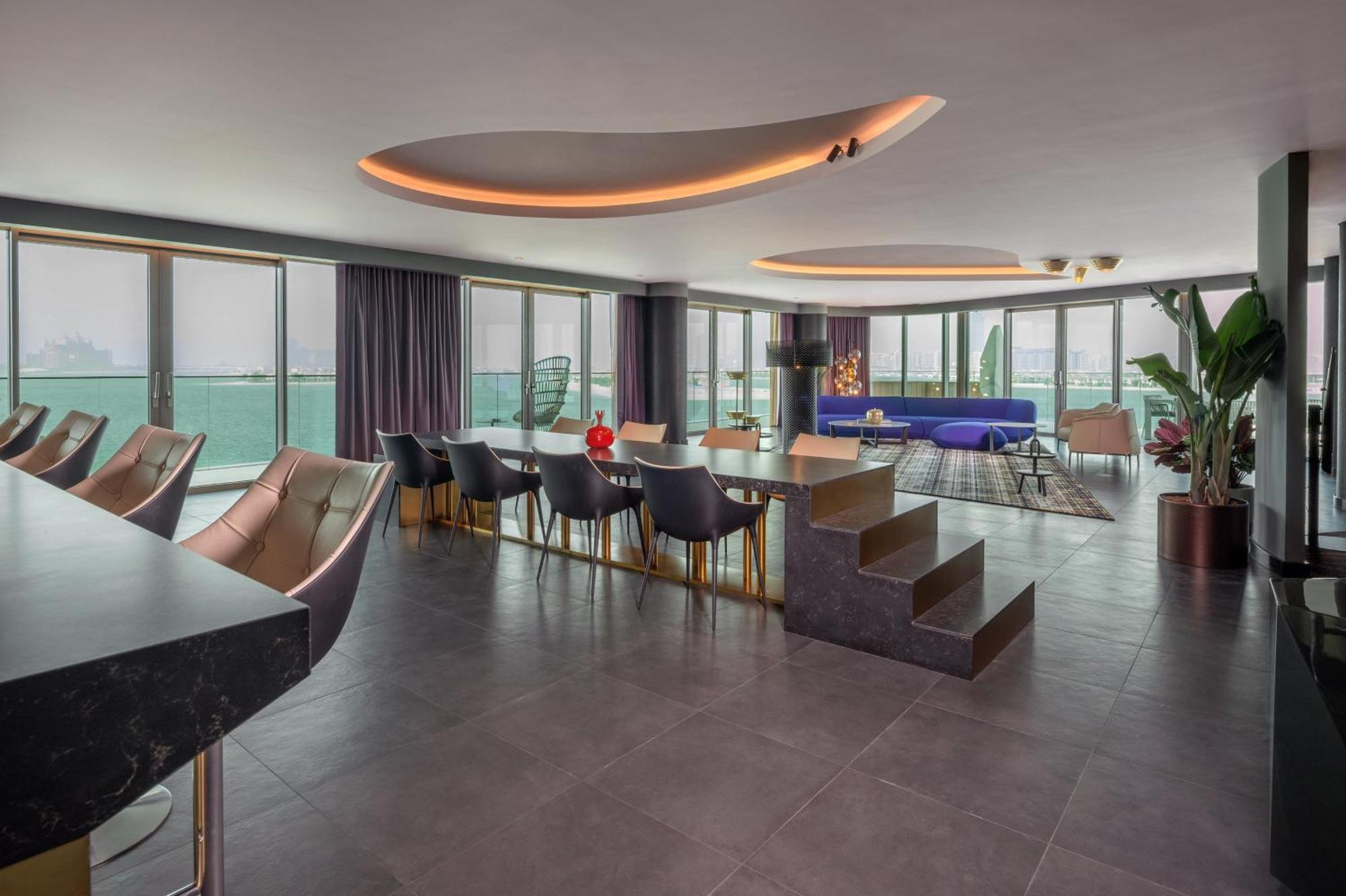 ดับเบิลยู ดูไบ - เดอะ ปาล์ม Hotel ภายนอก รูปภาพ The Sky Bar