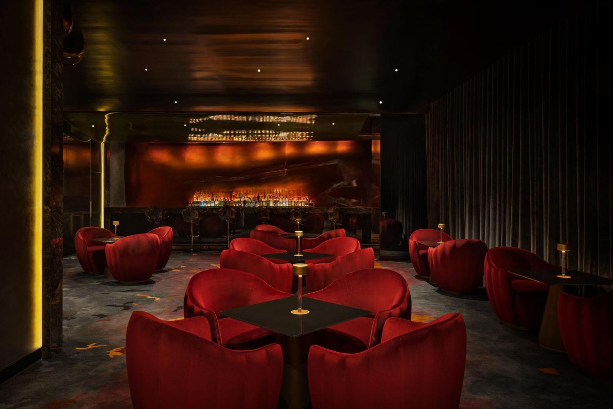ดับเบิลยู ดูไบ - เดอะ ปาล์ม Hotel ภายนอก รูปภาพ The interior of the bar