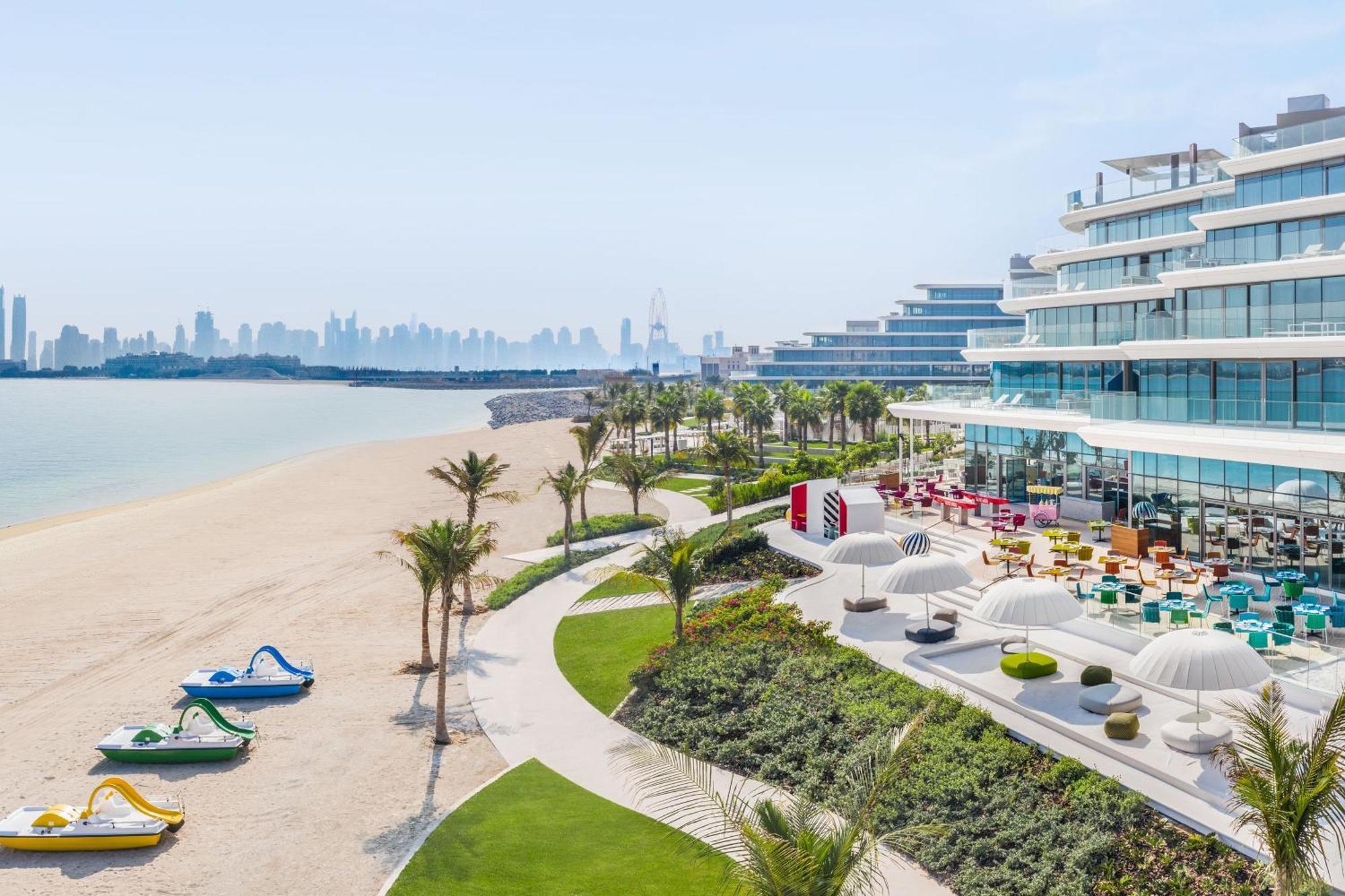ดับเบิลยู ดูไบ - เดอะ ปาล์ม Hotel ภายนอก รูปภาพ The Beach, Jumeirah